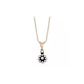 0,23 ct Elmas Çiçek Kolye