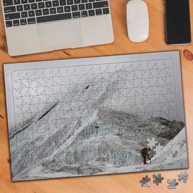 02358 Sisli Karlı Buzul Dağlar 240 Parça Puzzle Yapboz