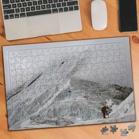 02358 Sisli Karlı Buzul Dağlar 240 Parça Puzzle Yapboz