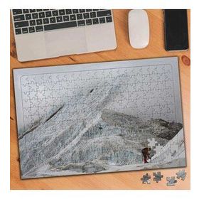 02358 Sisli Karlı Buzul Dağlar 240 Parça Puzzle Yapboz