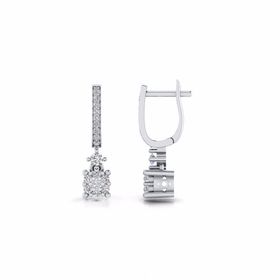 0,24 Karat Pırlantalı Küpe