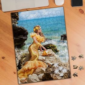 02401 Sarı Deniz Kızı 240 Parça Puzzle Yapboz
