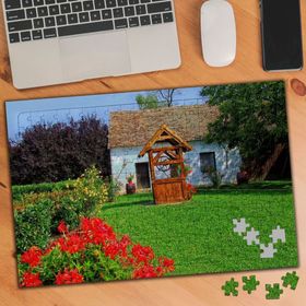 0244 Bahçeli Ev Çiftlik 240 Parça Puzzle Yapboz