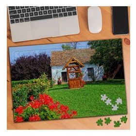 0244 Bahçeli Ev Çiftlik 240 Parça Puzzle Yapboz