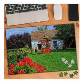 0244 Bahçeli Ev Çiftlik 240 Parça Puzzle Yapboz