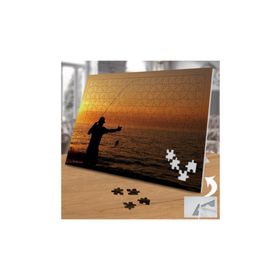 024573 Gün Batımında Balık Tutan Adam 240 Parça Puzzle Yapboz