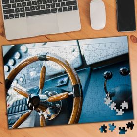 024902 Mavi Tekne Dümeni 240 Parça Puzzle Yapboz