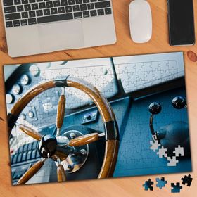 024902 Mavi Tekne Dümeni 240 Parça Puzzle Yapboz