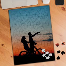 024938 Akşamüstü Bisiklet Gezmesi 240 Parça Puzzle Yapboz