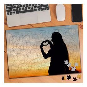 024949 Gün Batımında Silüet Oluşturma 240 Parça Puzzle Yapboz