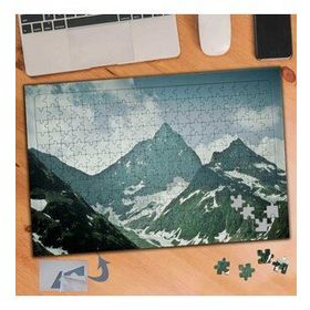 027 Karlı Dağlar Tabiat Harikası 240 Parça Puzzle Yapboz Tablo