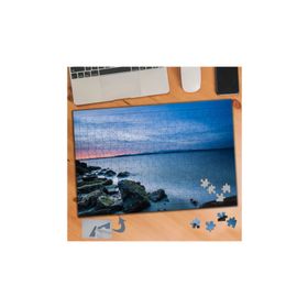 029 Denizde Kayalıklar Manzarası 240 Parça Puzzle Yapboz Tablo