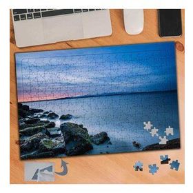 029 Denizde Kayalıklar Manzarası 240 Parça Puzzle Yapboz Tablo