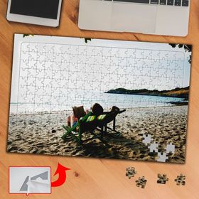 0299 Kumsal Şezlong Güneş 240 Parça Puzzle Yapboz Tablo