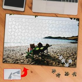 0299 Kumsal Şezlong Güneş 240 Parça Puzzle Yapboz Tablo