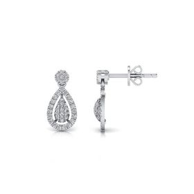 0,30 Karat Pırlantalı Küpe