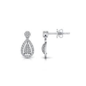 0,30 Karat Pırlantalı Küpe