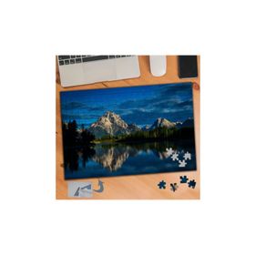 031 Göle Yansıyan Dağ Manzarası 240 Parça Puzzle Yapboz Tablo