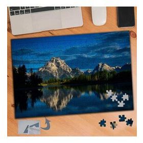 031 Göle Yansıyan Dağ Manzarası 240 Parça Puzzle Yapboz Tablo
