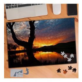 035 Gün Batımı Doğa Manzarası 240 Parça Puzzle Yapboz Tablo