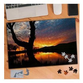 035 Gün Batımı Doğa Manzarası 240 Parça Puzzle Yapboz Tablo