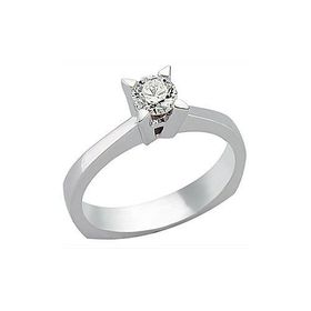 0,36 ct Pırlanta Tek Taş Yüzük