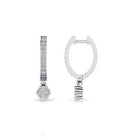 0,36 Karat Pırlantalı Küpe