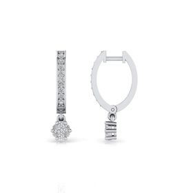 0,36 Karat Pırlantalı Küpe