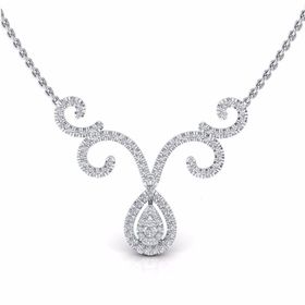 0,37 Karat Pırlantalı Kolye