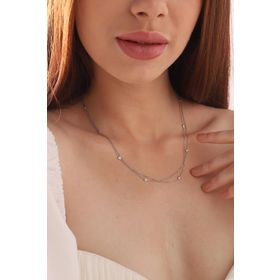 0,38 ct İkili Pırlanta Kolye