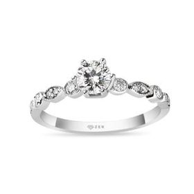 0,38 ct Pırlanta Tek Taş Yüzük