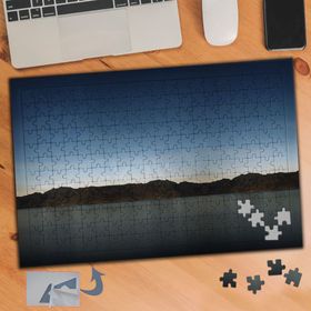 039 Deniz Ve Mavi Gökyüzü Manzarası 240 Parça Puzzle Yapboz Tablo