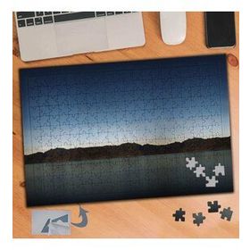 039 Deniz Ve Mavi Gökyüzü Manzarası 240 Parça Puzzle Yapboz Tablo
