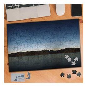 039 Deniz Ve Mavi Gökyüzü Manzarası 240 Parça Puzzle Yapboz Tablo