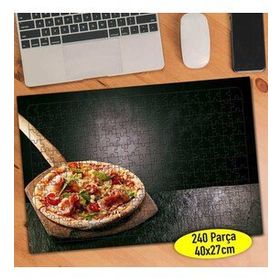 044349 Üçgen Dilimli Lezzetli Pizza Fırın 240 Parça Puzzle Yapboz