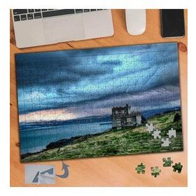 051 Deniz Kenarında Terk Edilmiş Ev 240 Parça Puzzle Yapboz Tablo