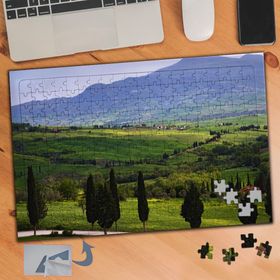 056 Doğal Yaşam Şirin Köy Kasabası 240 Parça Puzzle Yapboz Tablo