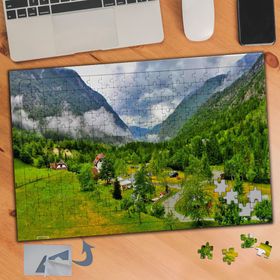 059 Tabiat Harikası Doğa Manzarası 240 Parça Puzzle Yapboz Tablo