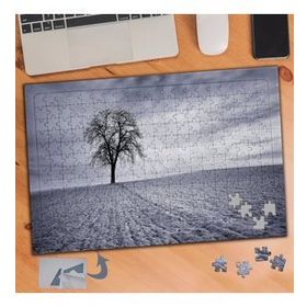 063 Kurumuş Toprak Ve Ağaç 240 Parça Puzzle Yapboz Tablo