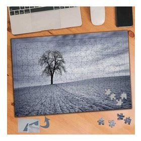 063 Kurumuş Toprak Ve Ağaç 240 Parça Puzzle Yapboz Tablo