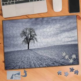 063 Kurumuş Toprak Ve Ağaç 240 Parça Puzzle Yapboz Tablo