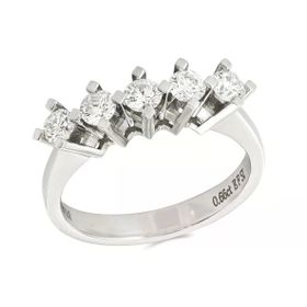 0,66 ct Pırlanta Beştaş Yüzük
