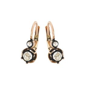 0,71 Ct Pırlantalı Elmas Küpe