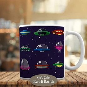 07672 Ufo Uzay Gemileri Gök Bilimleri Kupa Bardak