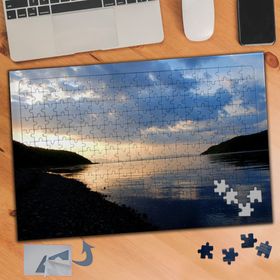 077 Gökyüzü Deniz Doğa Manzarası 240 Parça Puzzle Yapboz Tablo