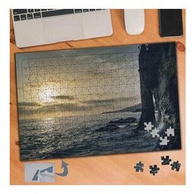 082 Gün Batımında Deniz Manzarası 240 Parça Puzzle Yapboz Tablo