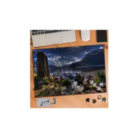 084 Berrak Deniz Ve Dağ Manzarası 240 Parça Puzzle Yapboz Tablo