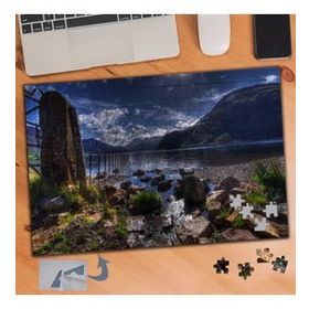 084 Berrak Deniz Ve Dağ Manzarası 240 Parça Puzzle Yapboz Tablo