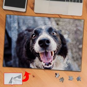0868 Sevinçli Küçük Köpek 240 Parça Puzzle Yapboz Tablo