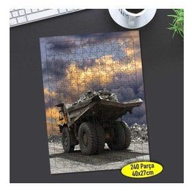 0869920 Yüksek Tekerlek Hafriyat Kamyonu 240 Parça Puzzle Yapboz